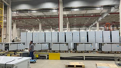 معدات اجتازت الفحص وأصبحت معتمدة الجودة وجاهزة للتغليف النهائي