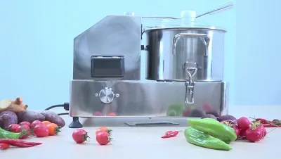 آلة تقطيع رأسية ذات وعاء