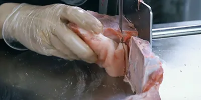 منشار عظام كهربائي (منشار تقطيع اللحوم المجمدة والعظام)