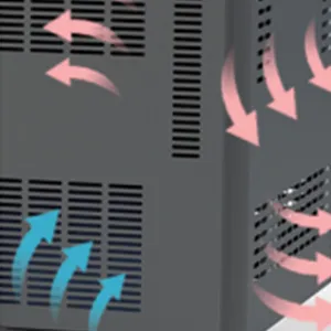 سحب هواء سفلي وطرد علوي