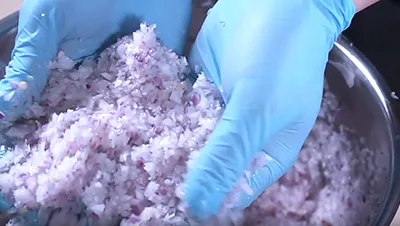 تقطيع البصل